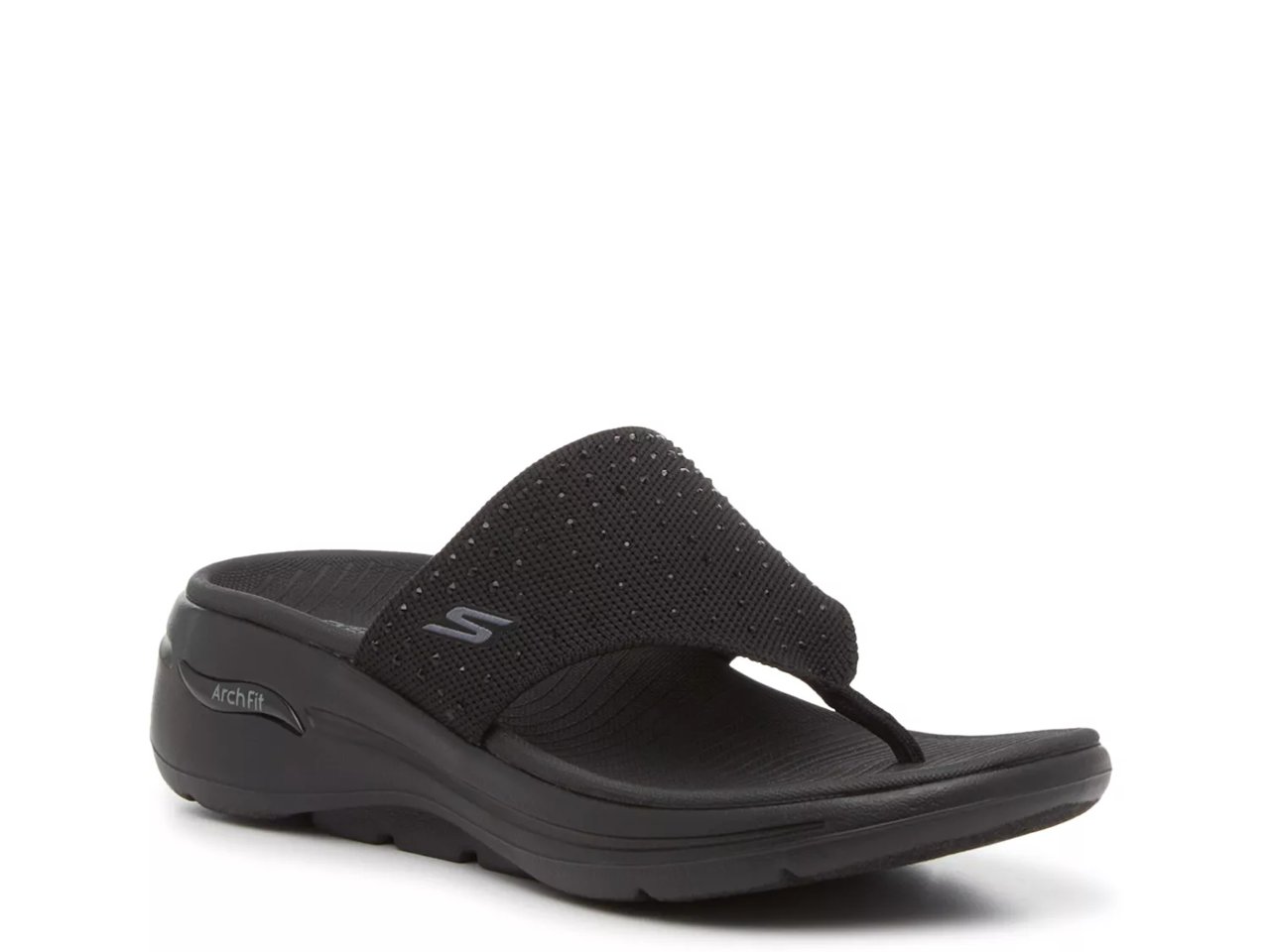 GO WALK Arch Fit Glam Wedge Sandal