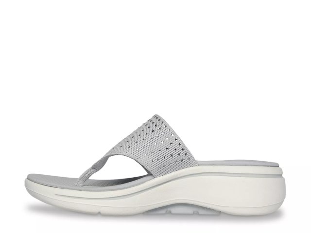 GO WALK Arch Fit Glam Wedge Sandal