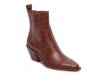 Senna Chelsea Boot Dark Brown Croc Print Leather view