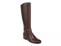 Rena Narrow Calf Riding Boot Dark Brown view