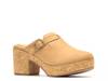 Poppy Clog Tan Nubuck view
