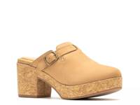 Poppy Clog Tan Nubuck view