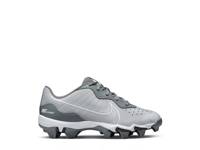 Alpha Huarache 4 Keystone Baseball Cleat - Kids' Grey/White view
