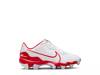 Alpha Huarache 4 Keystone Baseball Cleat - Kids' White/Red view