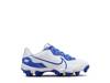 Alpha Huarache 4 Keystone Baseball Cleat - Kids' White/Blue view