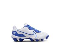 Alpha Huarache 4 Keystone Baseball Cleat - Kids' White/Blue view