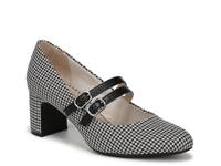 True Mary Jane Pump Black/White Houndstooth Fabric view