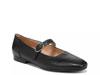 Kelly Mary Jane Flat Black Leather view