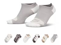 Everyday Training Women's No Show Socks - 6 Pack Brown/Grey/Off White view