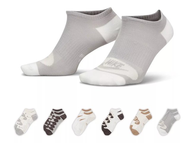 Everyday Training Women's No Show Socks - 6 Pack
