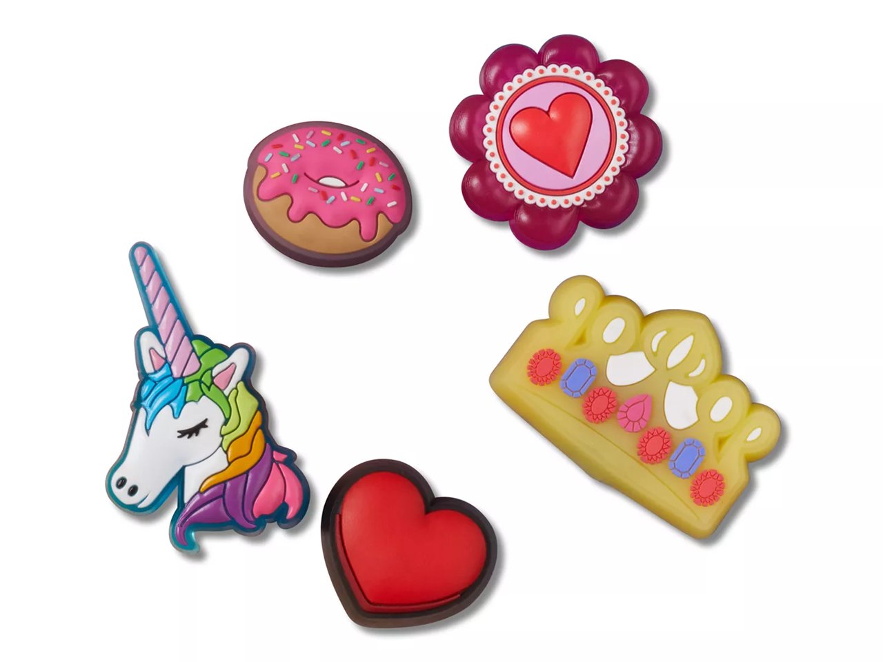 Pink Girly Girl Jibbitz Set - 5 Pack