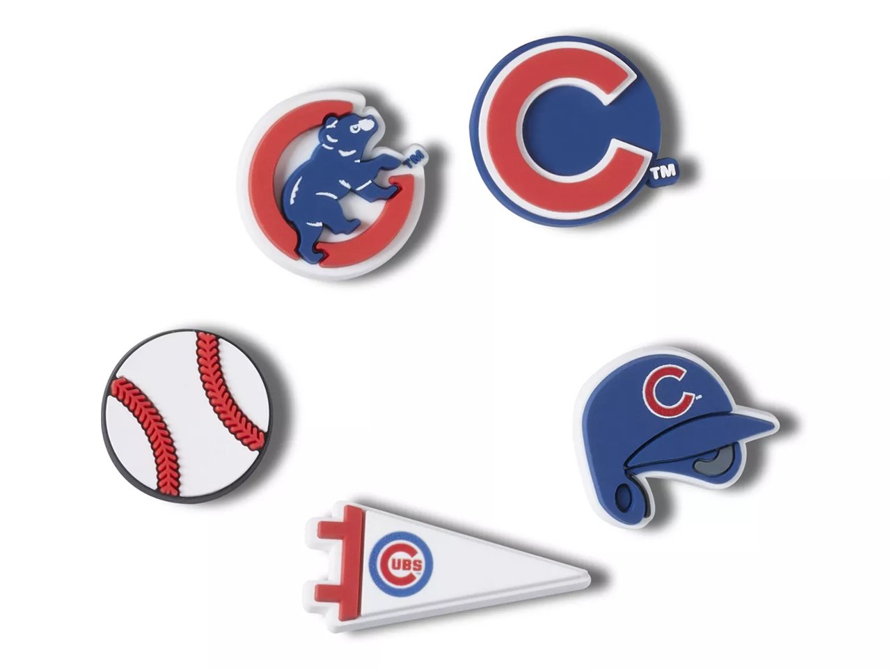 MLB Chicago Cubs Jibbitz Set - 5 Pack