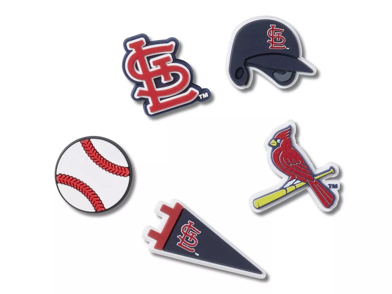 MLB St. Louis Cardinals Jibbitz Set - 5 Pack