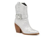 Brently Western Boot Silver Metallic view
