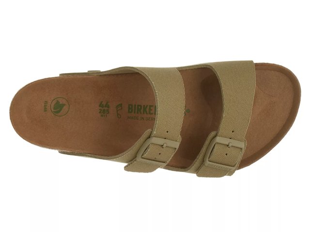 Birkenstock Arizona Vegan Canvas Sandals Faded Khaki Green Men Size EU 46 US 13 Birkenstock Arizona Canvas Slide Sandal - Men main image 4