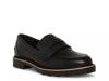 Lugged Waterproof Penny Loafer Black Leather view