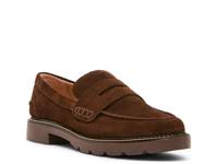 Lugged Waterproof Penny Loafer Dark Brown view