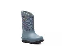 Neo Classic Metallic Leopard Snow Boot - Kids' Grey view