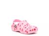 Classic Valentine's Day Clog - Kids' Pink Hearts view