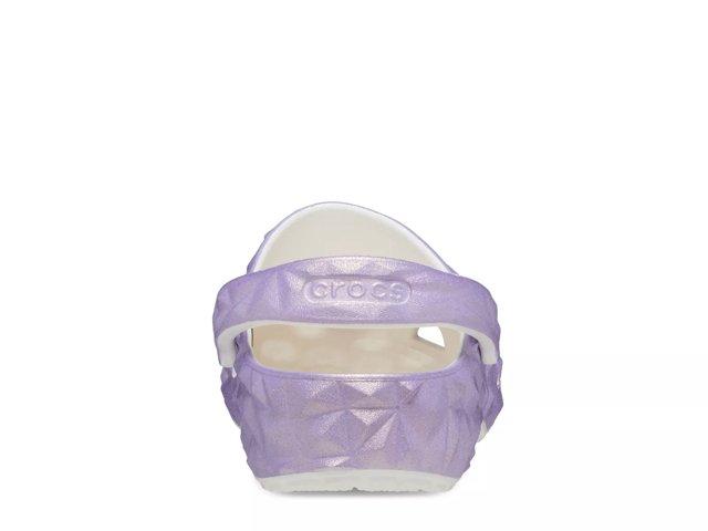 Classic Iridescent Geometric Clog - Women's