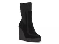 Madwen Knitted Wedge Bootie Black view