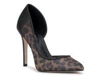 Prizma Pump Brown/Black Leopard Print Mesh Fabric view