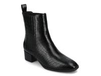Wrenley Bootie Black Croc Print view