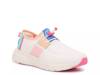 Sirocco Slip-On Sneaker - Women's White/Teal/Hot Pink view