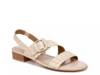 Meesha Sandal Ivory Croc Print view