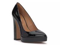 Glynis Platform Pump Black Patent Synthetic view