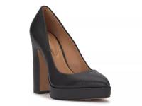 Glynis Platform Pump Black Leather view