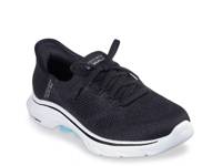 Hands Free Slip-ins Go Walk 7 Via Slip-On Sneaker - Women's Black & Green view