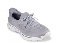 Hands Free Slip-ins Go Walk 7 Via Slip-On Sneaker - Women's Grey/Purple view