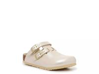 Kay Clog - Kids' Pale Gold Metallic Shimmer view