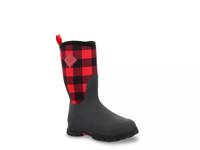Rugged II Snow Boot - Kids' Black Plaid Print view