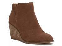 Zorla Wedge Bootie Dark Brown view