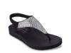 Cali Meditation Rockstar Sandal Black Rhinestone view