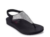 Cali Meditation Rockstar Sandal Black Rhinestone view