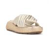 Luesda Platform Sandal Gold Metallic Leather view