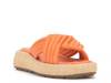 Luesda Platform Sandal Apricot Leather/Textile view