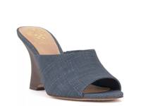 Vilty Wedge Sandal Blue Textile view
