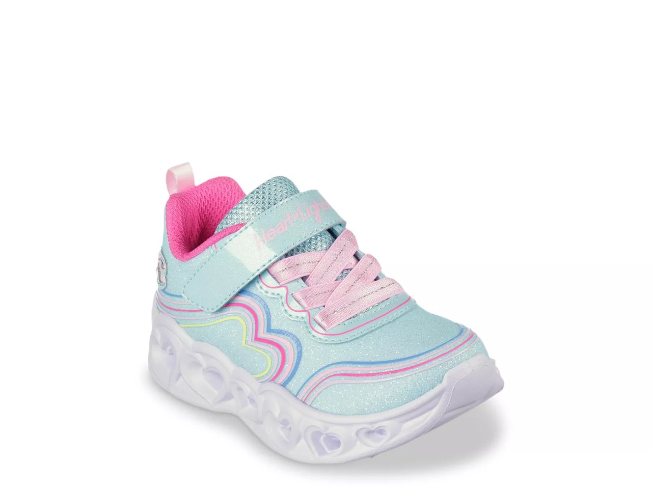 Heart Lights® Infinite Heart Lights Retro Hearts Sneaker - Kids'