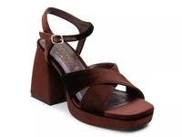 Robin Platform Sandal Chocolate Velvet view