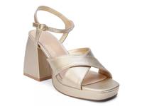 Robin Platform Sandal Gold Synthetic view