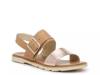 Ella III Sandal Honest Beige/Rose Gold Metallic view