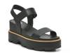 Joanie IV Wedge Sandal Black view