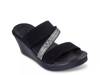 Cali Rumble On Social Glam Wedge Sandal Black view