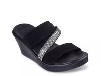 Cali Rumble On Social Glam Wedge Sandal Black view