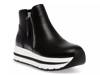 Glided Unit Platform High-Top Sneaker Black Leather view