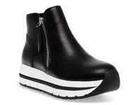 Glided Unit Platform High-Top Sneaker Black Leather view